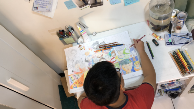 曾經只畫火柴人的我變成如今愛上素描的我-2021第15屆 笛飛兒EQ小英雄 線上選拔活動