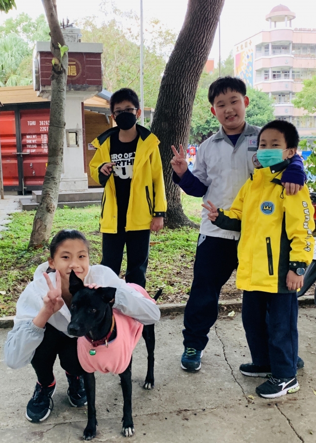 文化國小青春黑狗兄OREO-新北市110年校園犬貓影片網路票選活動