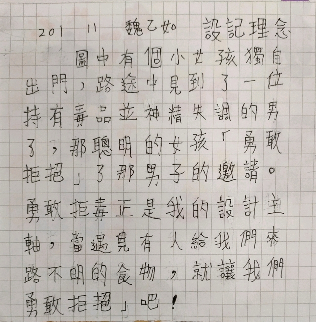 201魏乙如-中山高中藥物濫用梗圖設計比賽