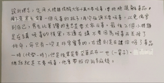 205梁芸瑄-中山高中藥物濫用梗圖設計比賽