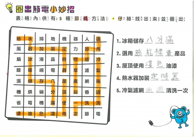 林上恩-雲林縣小縣民教育活動學習記錄冊-林頭國小
