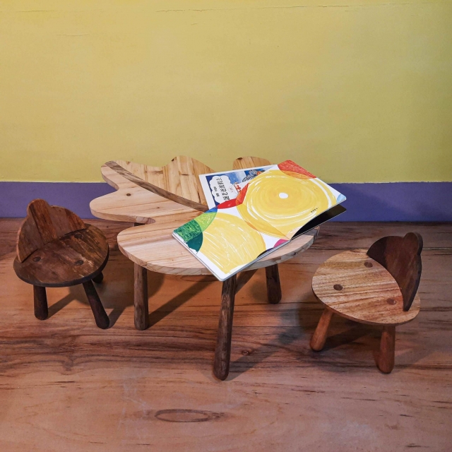 松果桌椅系列 Nurture Set-第一屆【扶輪盃銀合歡家具設計】網路票選人氣獎