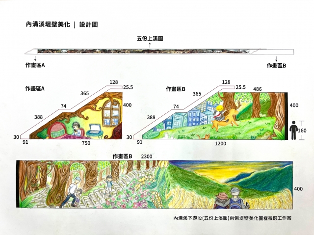 探索-畫說內溝新藝采- 111年內溝溪堤壁牆面美化作品票選活動