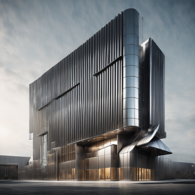 磁性金屬建築-2023-崑山空設Playground AI 創作影像競賽