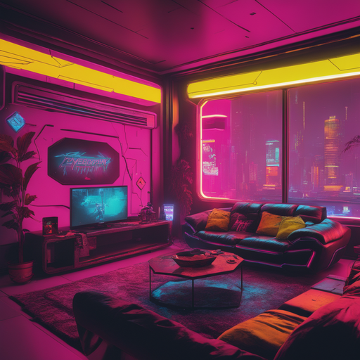 CYBERPUNK 2077-2023-崑山空設Playground AI 創作影像競賽