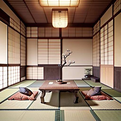 日式房間-2023-崑山空設Playground AI 創作影像競賽