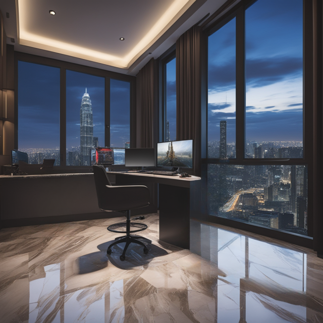 城市喧囂中的寧靜-2023-崑山空設Playground AI 創作影像競賽