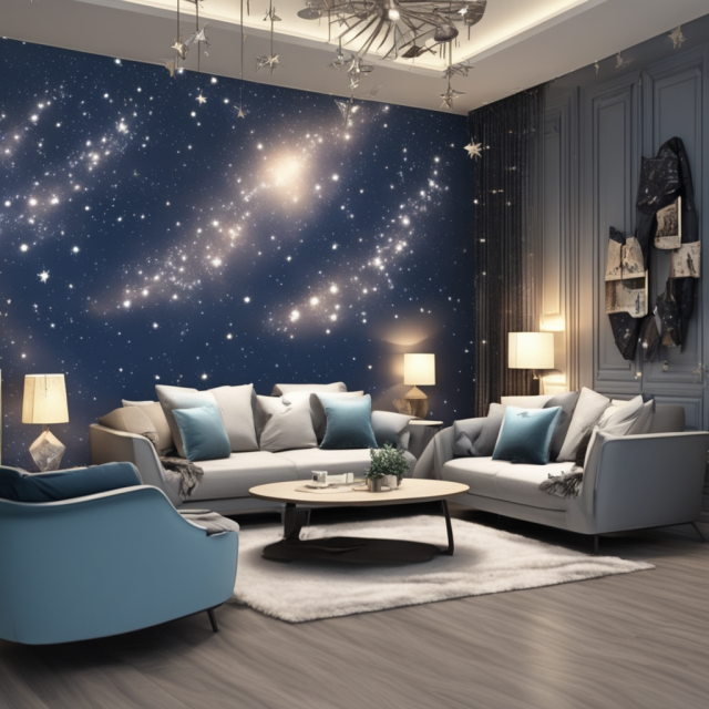 星空主題的客廳-2023-崑山空設Playground AI 創作影像競賽