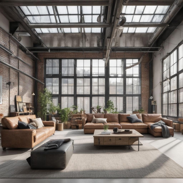 工業風住宅-2023-崑山空設Playground AI 創作影像競賽