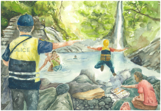 10-陳鴻銘-2022茂林國家風景區旅遊安全繪畫票選活動