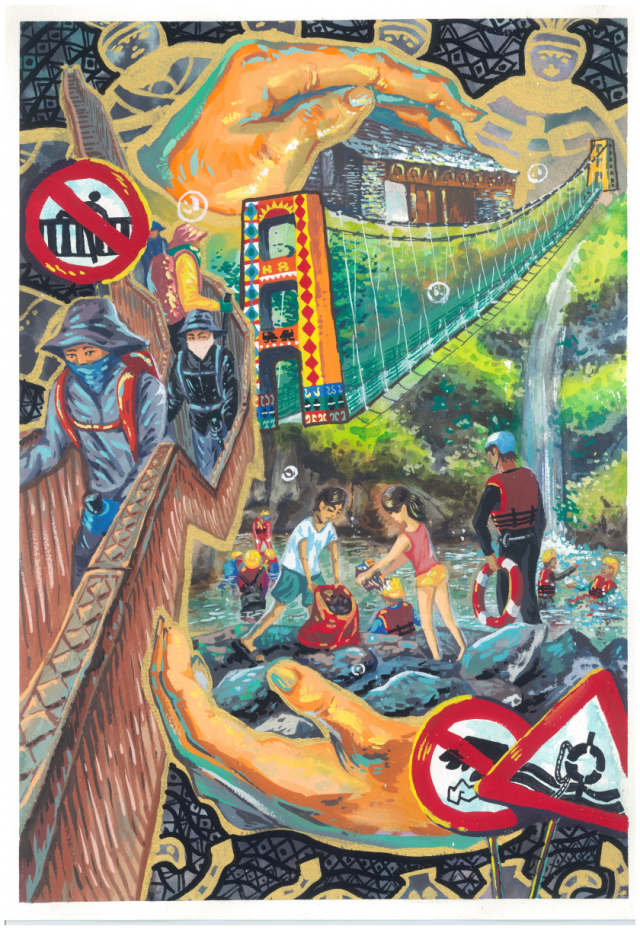 05-蔡東融-2022茂林國家風景區旅遊安全繪畫票選活動