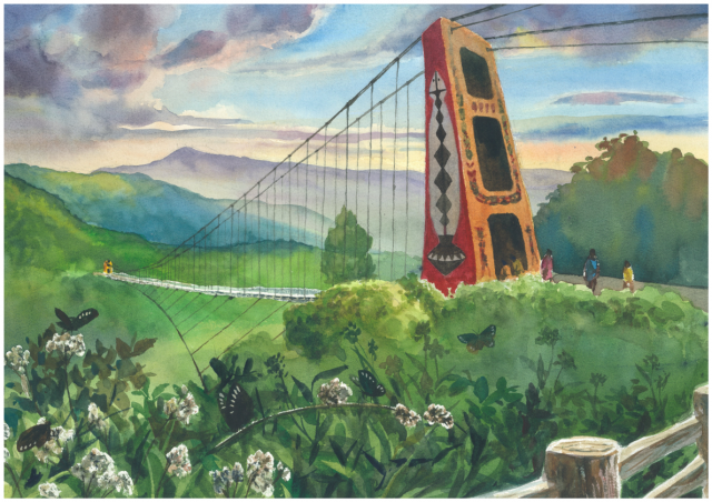 12-葉亭君-2022茂林國家風景區旅遊安全繪畫票選活動