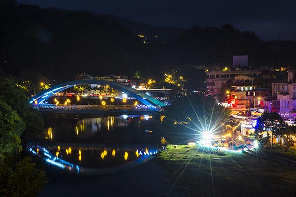 親水公園之夜-111年坪林之美攝影比賽