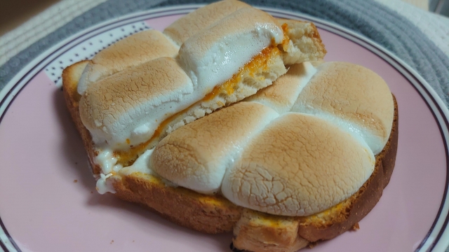 甜點09-南瓜泥棉花糖土司-澎湖農漁創意食譜徵集