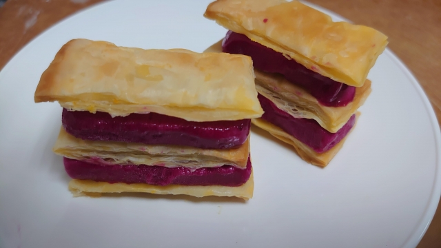 甜點10-酥皮拿破崙仙人掌冰-澎湖農漁創意食譜徵集
