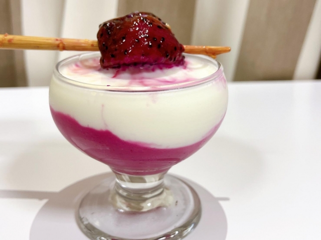 甜點18-火龍果優酪乳佐糖葫蘆-澎湖農漁創意食譜徵集
