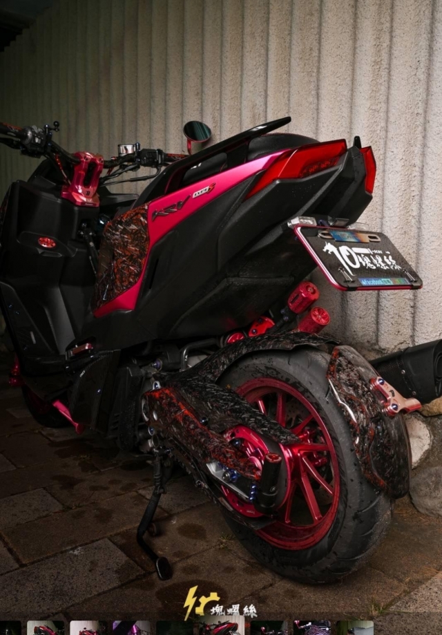 【034】鍛造紅翡翠號-KYMCO KRV榮耀傳騎－MotoBuy改裝選美大賞