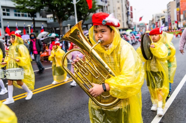 濛濛細雨管樂向前行四連作-2022嘉義市國際管樂節攝影比賽-網路人氣獎票選