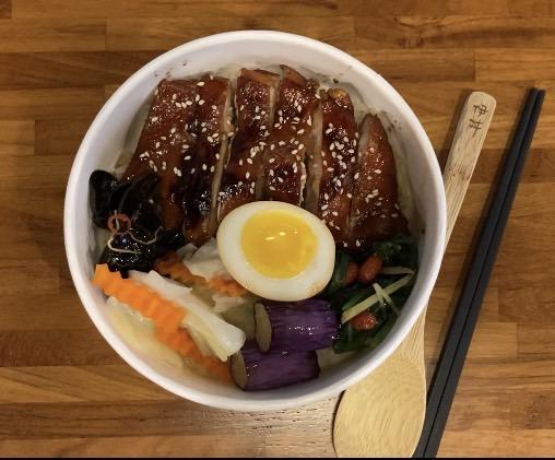 照燒雞腿有機米飯-有機之心餐盒人氣票選