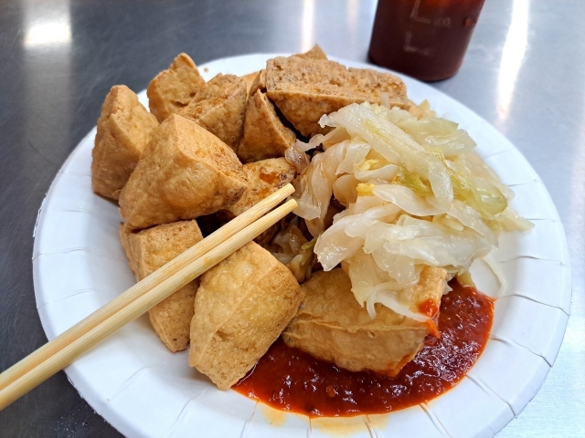 素食臭豆腐-2023台北夜市打牙祭