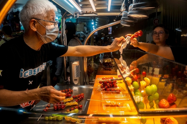 蕃茄蜜餞糖葫蘆-2023台北夜市打牙祭