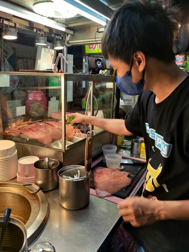 沙茶魷魚蒜-2023台北夜市打牙祭