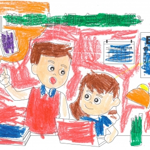 張O竣-112年網路世界停看聽繪畫著色比賽網路人氣獎_幼兒園組