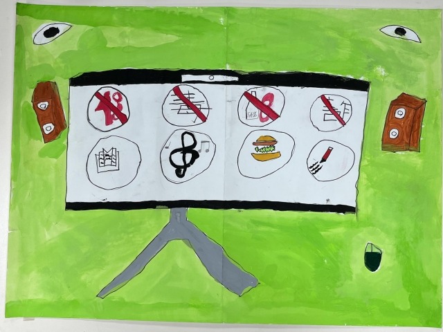 涂O恩-112年網路世界停看聽繪畫著色比賽網路人氣獎＿國小高年級組