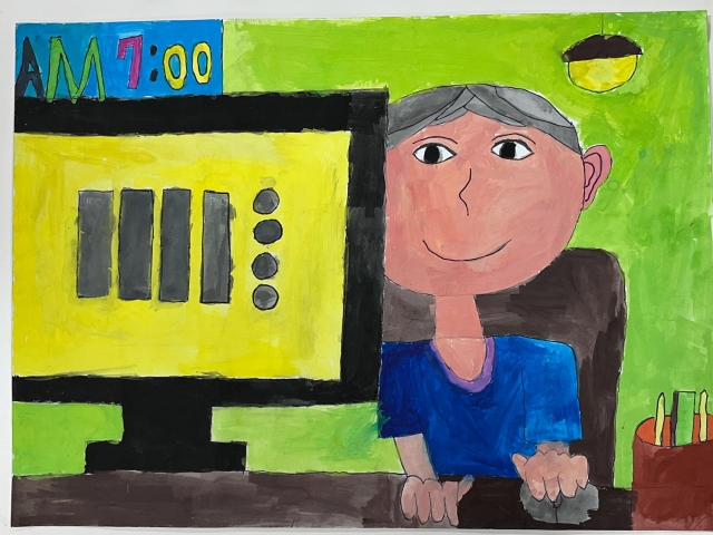 葉O騰-112年網路世界停看聽繪畫著色比賽網路人氣獎＿國小高年級組