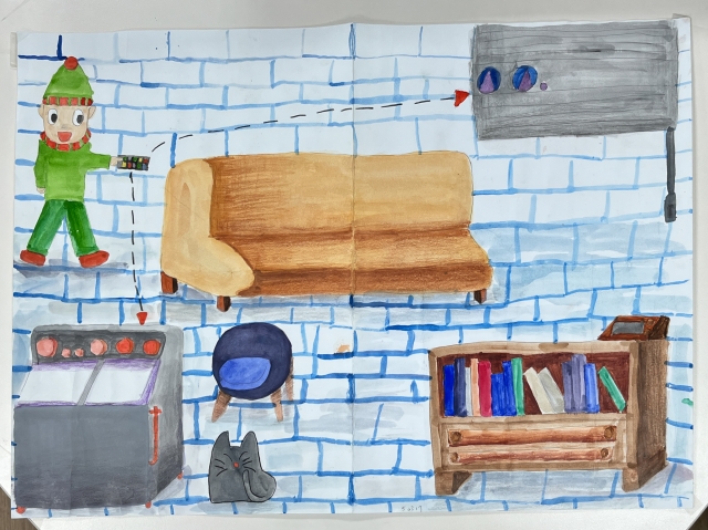 李O瑄-112年網路世界停看聽繪畫著色比賽網路人氣獎＿國小高年級組