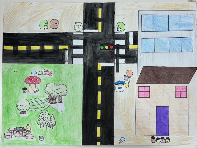 陳O妤-112年網路世界停看聽繪畫著色比賽網路人氣獎＿國小高年級組