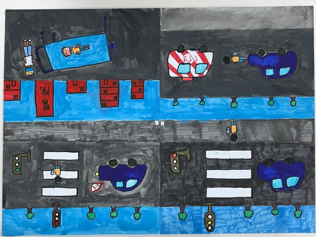 許O瑄-112年網路世界停看聽繪畫著色比賽網路人氣獎＿國小高年級組