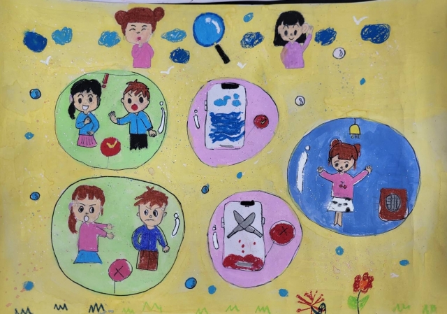 蔣O希-112年網路世界停看聽繪畫著色比賽網路人氣獎＿國小高年級組