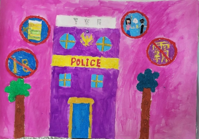 李O羚-112年網路世界停看聽繪畫著色比賽網路人氣獎＿國小高年級組