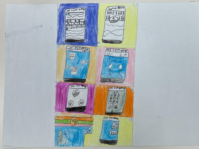 黃O翔-112年網路世界停看聽繪畫著色比賽網路人氣獎＿國小高年級組