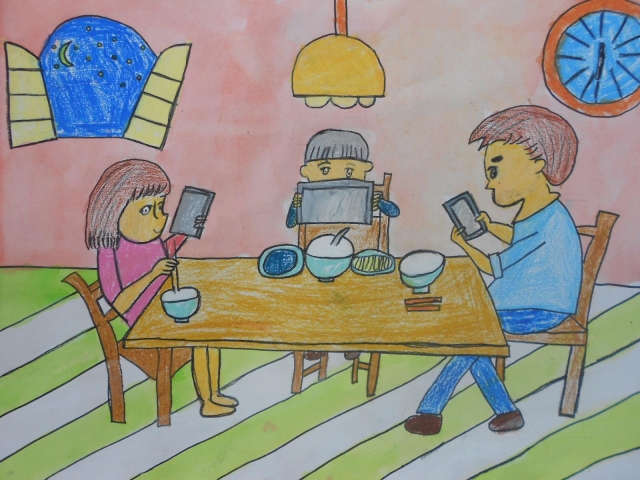 鄧O瑋-112年網路世界停看聽繪畫著色比賽網路人氣獎＿國小高年級組