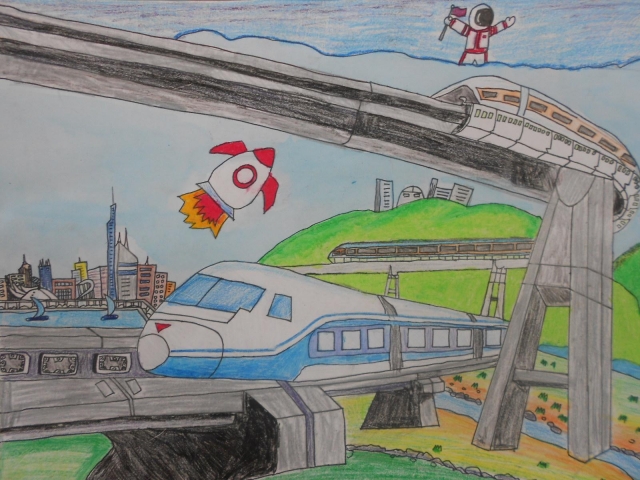 林O玹-112年網路世界停看聽繪畫著色比賽網路人氣獎＿國小高年級組