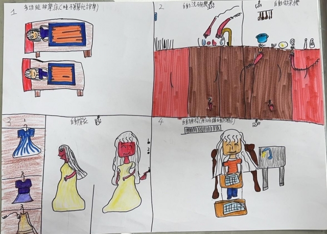 鄧O云-112年網路世界停看聽繪畫著色比賽網路人氣獎＿國小高年級組