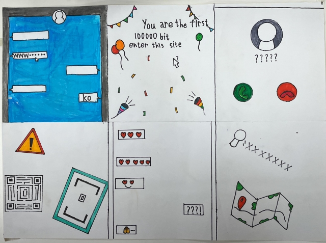 謝O恩-112年網路世界停看聽繪畫著色比賽網路人氣獎＿國小高年級組