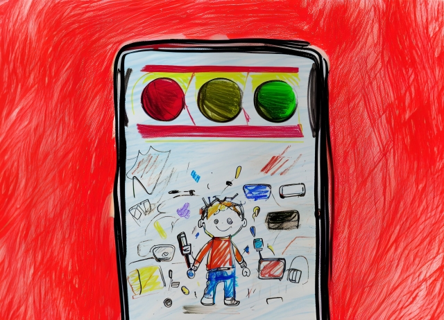 張O杰-112年網路世界停看聽繪畫著色比賽網路人氣獎＿國小高年級組