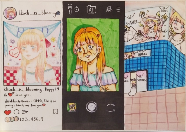 謝O言-112年網路世界停看聽繪畫著色比賽網路人氣獎＿國小高年級組