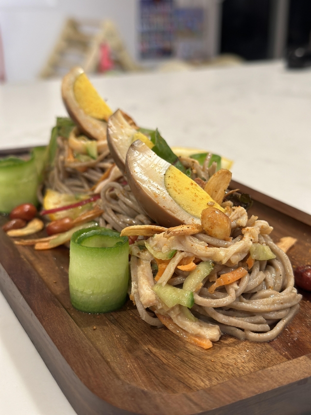 香茗麻醬涼拌蕎麥麵-媽~下手輕點 輕食料理廚藝比賽