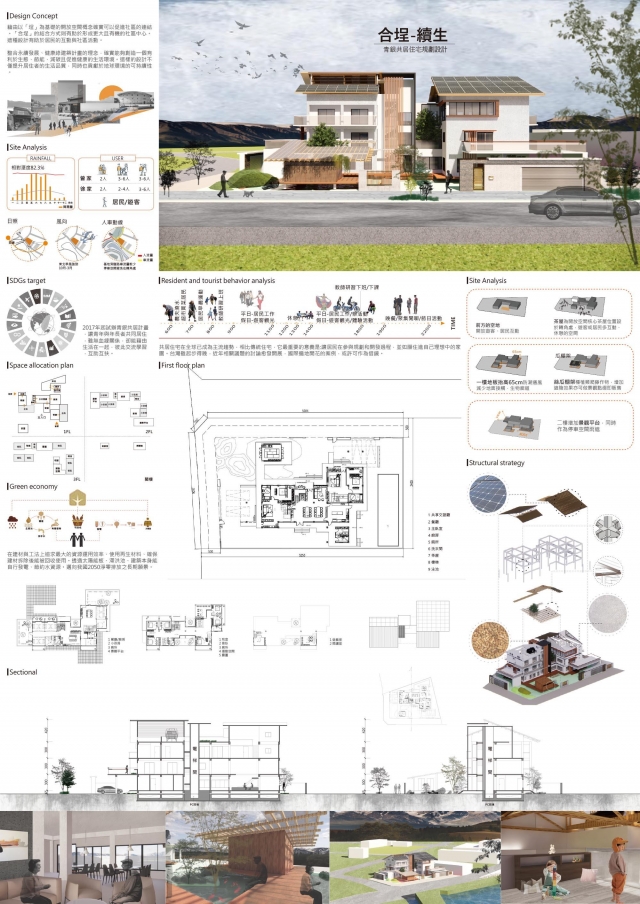 室內設計 | 合埕-續生 青銀共居住宅規劃設計-第12屆特力家居盃設計大賽--網路人氣票選