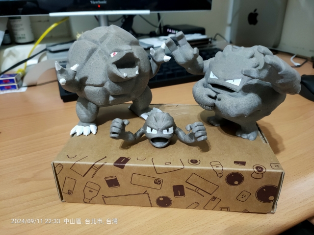 [神奇寶貝/寶可夢] 小拳石的進化＃PLA植纖線材-pancolour 3D列印植纖線材作品人氣票選