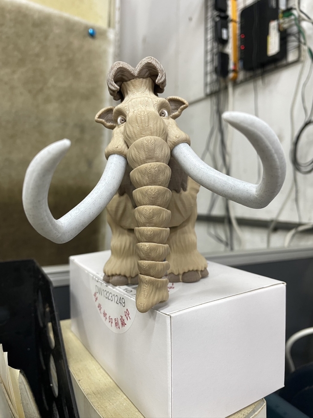 Manny 蠻尼長毛象 ＃PLA植纖線材(咖啡,稻穀)-pancolour 3D列印植纖線材作品人氣票選