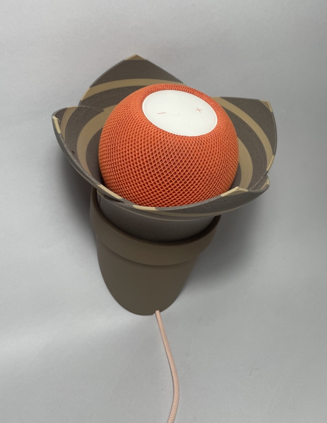 Apple HomePod mini 盆栽壁掛-pancolour 3D列印植纖線材作品人氣票選
