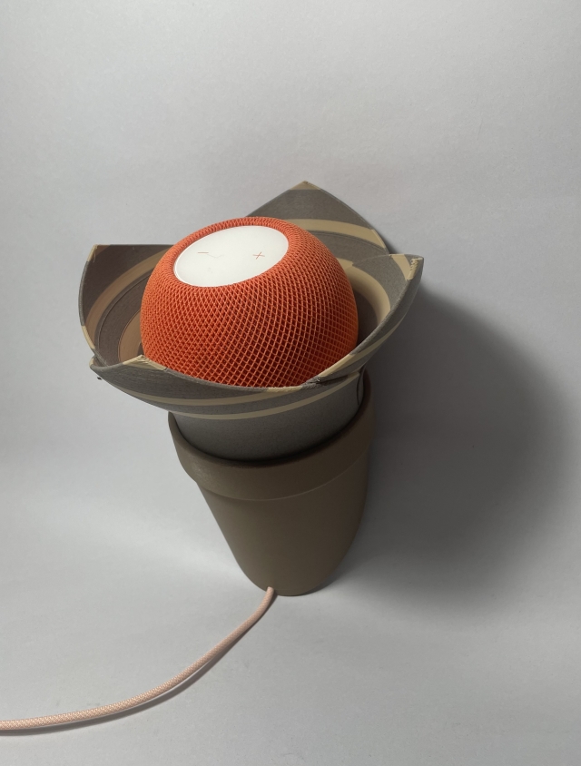 Apple HomePod mini 盆栽壁掛-pancolour 3D列印植纖線材作品人氣票選