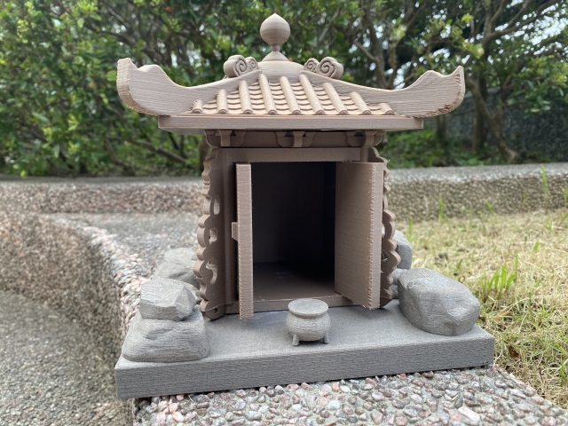 廟宇～咖啡+紅茶 -pancolour 3D列印植纖線材作品人氣票選