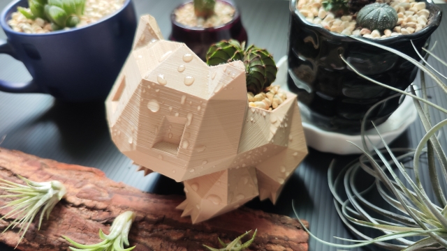 招財蛙蛙+PLA植纖線材-pancolour 3D列印植纖線材作品人氣票選