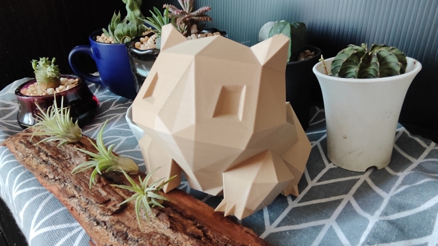 招財蛙蛙+PLA植纖線材-pancolour 3D列印植纖線材作品人氣票選